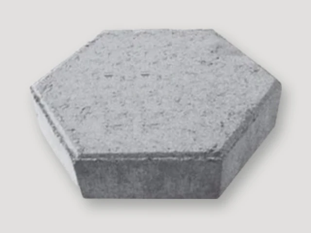 Lajota sextavada 25 × 25 × 8 cm