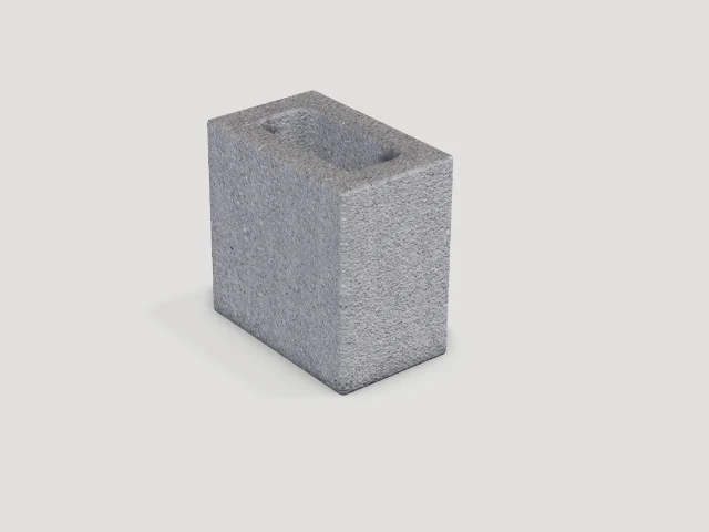Meio bloco 11,5 11,5 × 19 × 19 cm